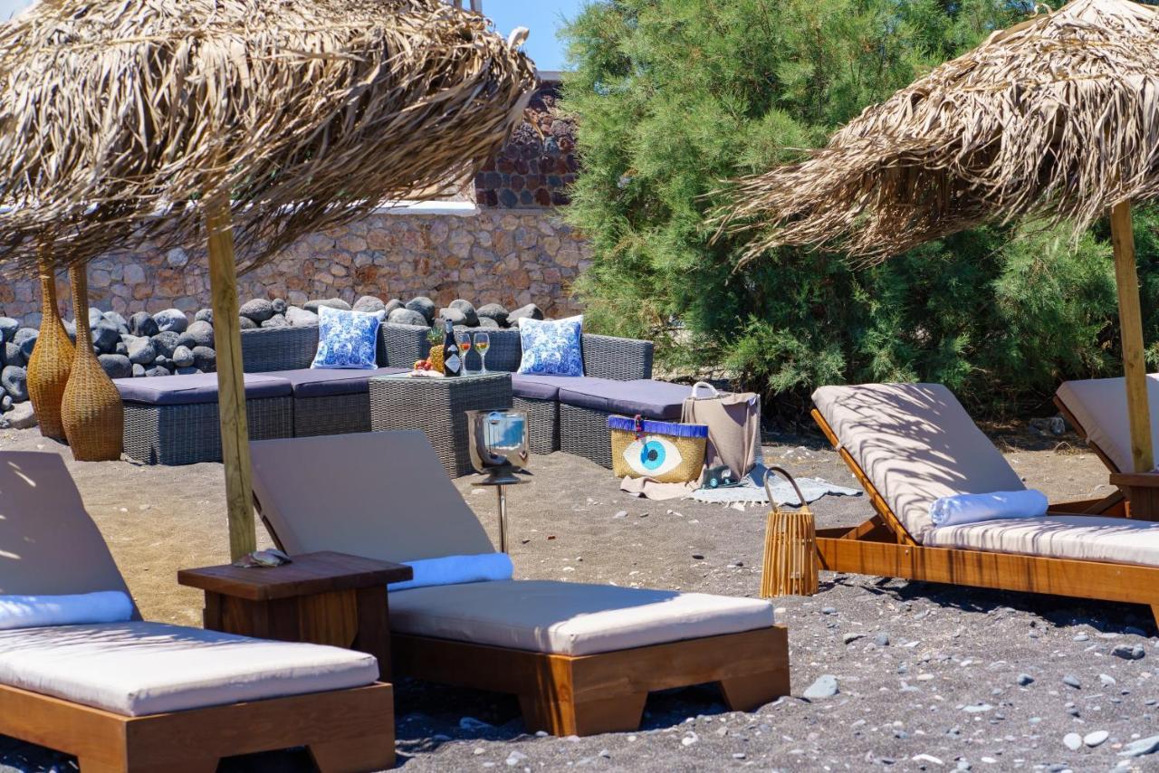 Beach Houses Santorini Kamári Esterno foto